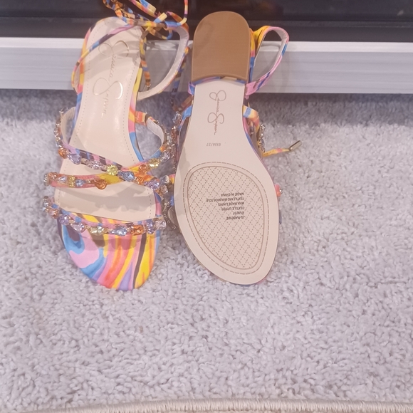 Jessica Simpson tie up flats - Picture 4 of 7